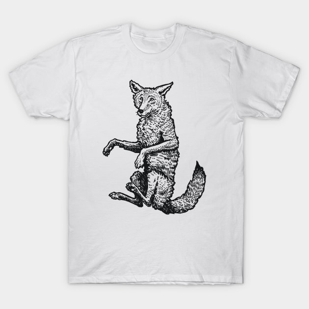 A Levity of Animals: Cunning Coyote T-Shirt by calebfaires